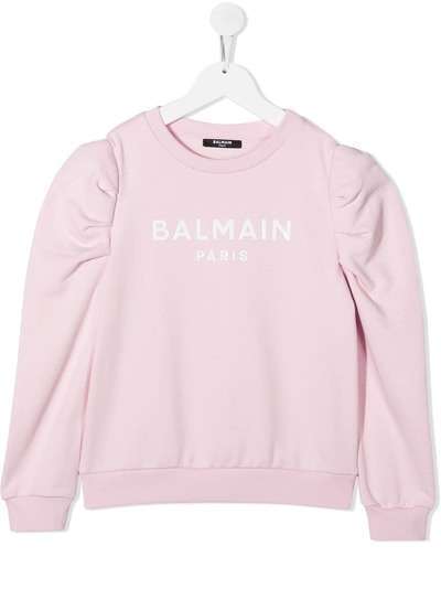 Balmain Kids толстовка с логотипом