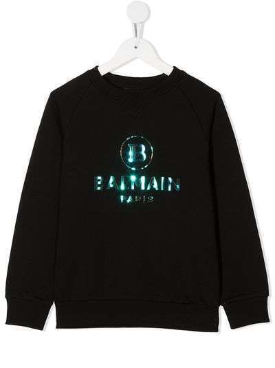 Balmain Kids толстовка с логотипом