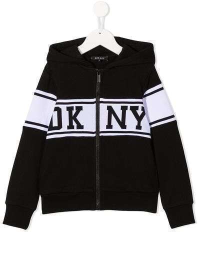 Dkny Kids худи на молнии с логотипом