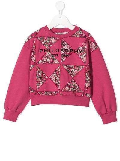 Philosophy Di Lorenzo Serafini Kids толстовка в технике пэчворк