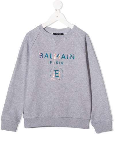 Balmain Kids толстовка с логотипом