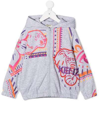 Kenzo Kids худи на молинии с графичным принтом