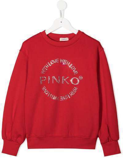 Pinko Kids свитер с логотипом