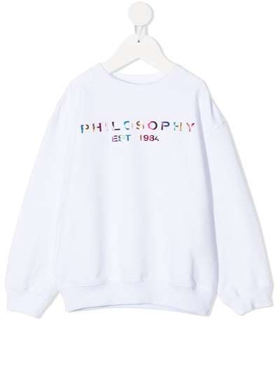 Philosophy Di Lorenzo Serafini Kids толстовка с логотипом