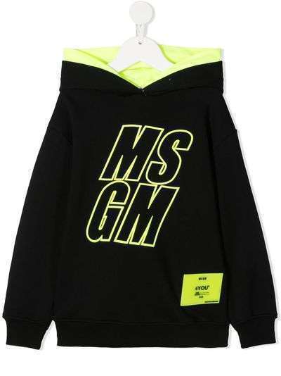 Msgm Kids худи с логотипом