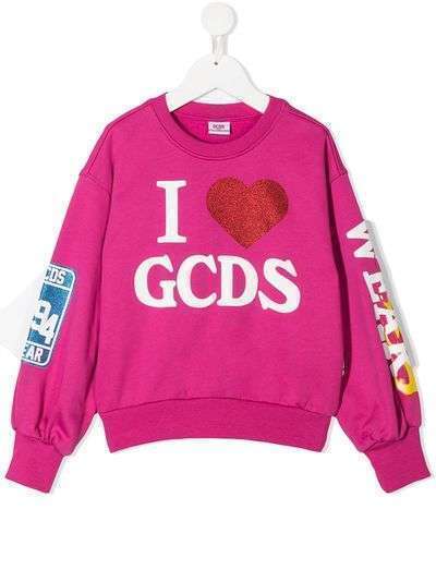 Gcds Kids толстовка I Love GCDS