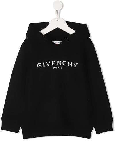 Givenchy Kids толстовка с капюшоном и логотипом