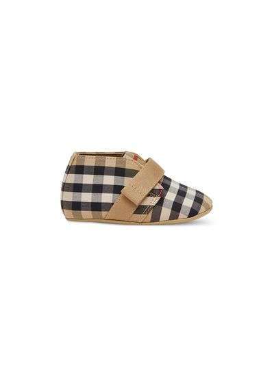 Burberry Kids туфли в клетку Vintage Check