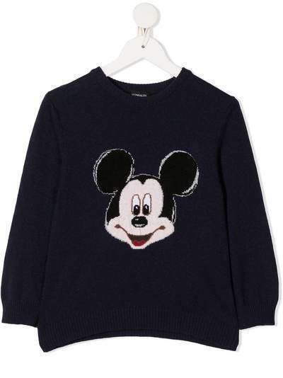 Monnalisa жаккардовый свитер Mickey Mouse