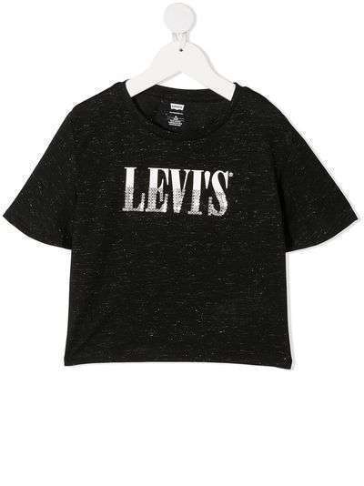 Levi's Kids футболка с пайетками