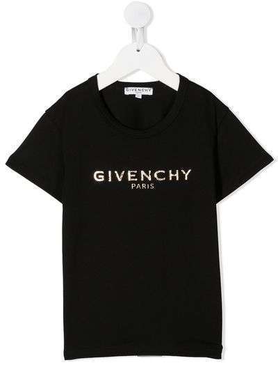 Givenchy Kids футболка с логотипом
