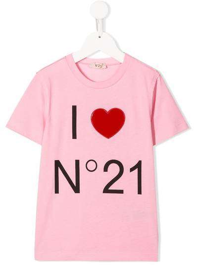 Nº21 Kids футболка I heart Nº21