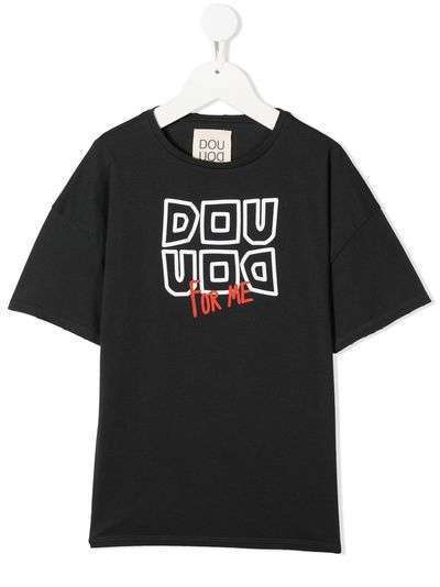 Douuod Kids футболка с логотипом