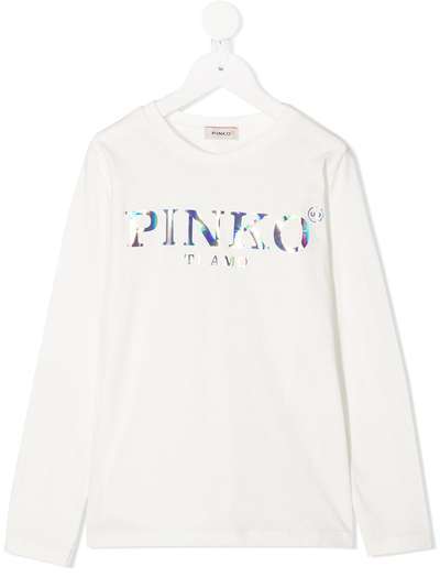 Pinko Kids футболка с логотипом