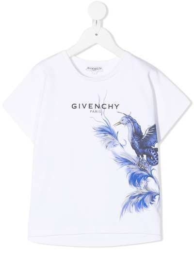 Givenchy Kids футболка с графичным принтом и логотипом