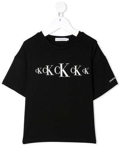 Calvin Klein Kids футболка с круглым вырезом и графичным принтом