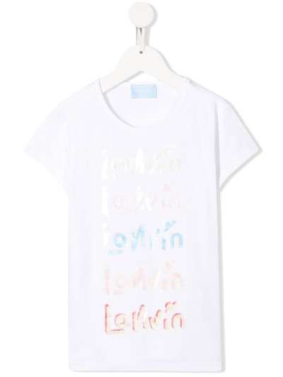 LANVIN Enfant футболка с логотипом