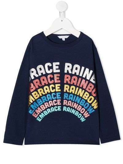 The Marc Jacobs Kids футболка с принтом Embrace Rainbow