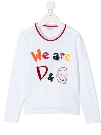 Dolce & Gabbana Kids футболка We Are D&G