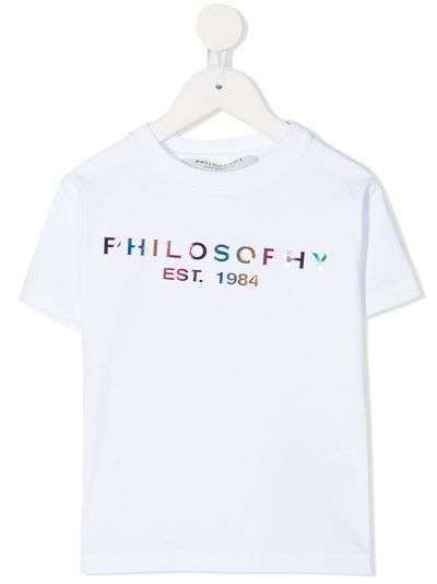 Philosophy Di Lorenzo Serafini Kids футболка с круглым вырезом и логотипом