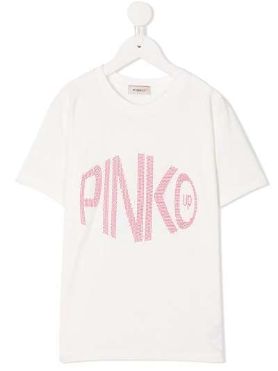 Pinko Kids футболка с короткими рукавами и логотипом