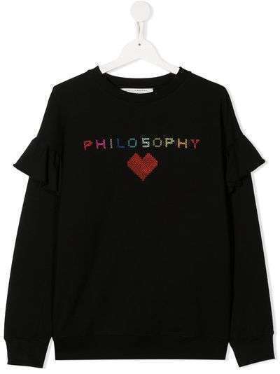 Philosophy Di Lorenzo Serafini Kids толстовка с вышитым логотипом