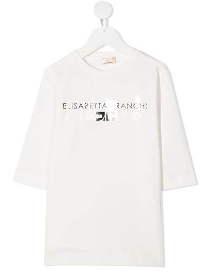 Elisabetta Franchi La Mia Bambina футболка с логотипом