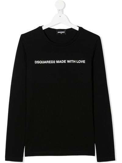 Dsquared2 Kids футболка с принтом Made With Love