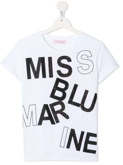 Miss Blumarine футболка с логотипом