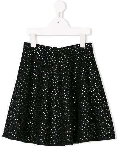 Señorita Lemoniez dot printed skirt