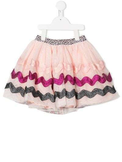 Billieblush многослойная юбка с бисером