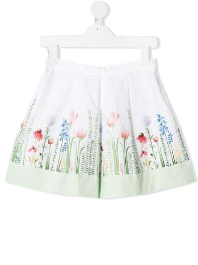 Il Gufo юбка с цветочным принтом