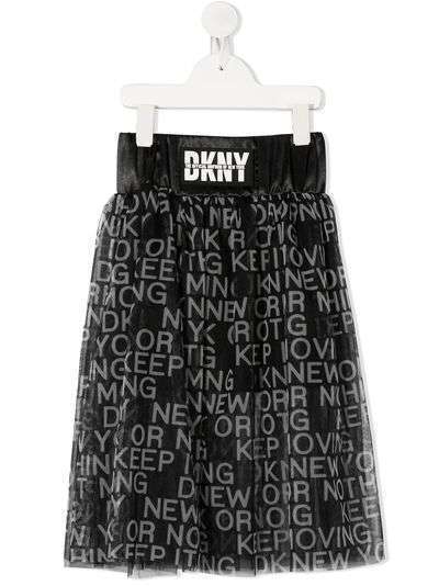 Dkny Kids юбка с вышивкой