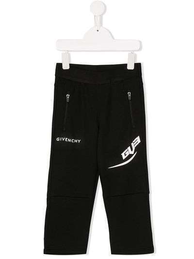 Givenchy Kids брюки прямого кроя с логотипом