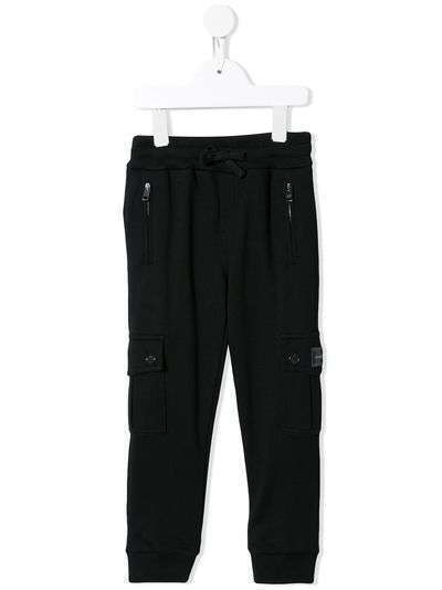 Dolce & Gabbana Kids спортивные брюки с карманами
