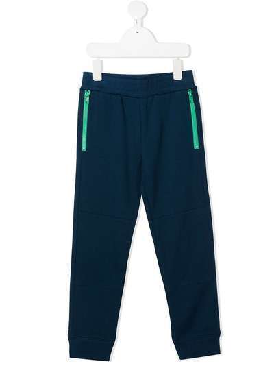 Stella McCartney Kids спортивные брюки с контрастными молниями
