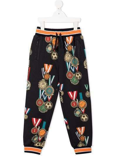 Dolce & Gabbana Kids брюки с принтом