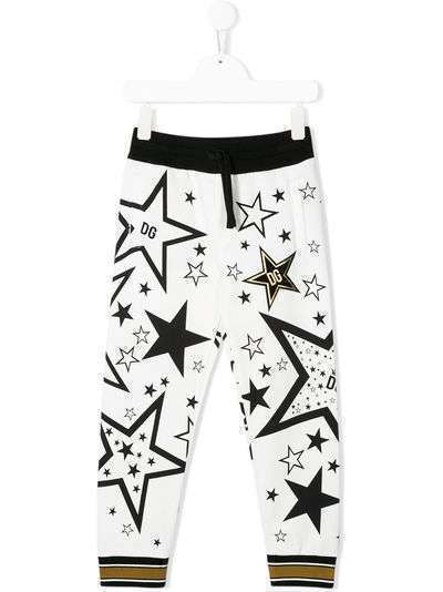 Dolce & Gabbana Kids спортивные брюки с принтом Millennials Star