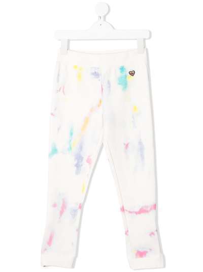 Stella McCartney Kids спортивные брюки Love с абстрактным принтом