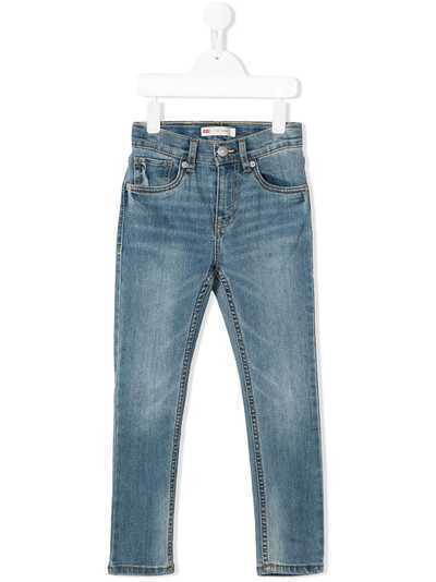 Levi's Kids джинсы скинни с эффектом потертости