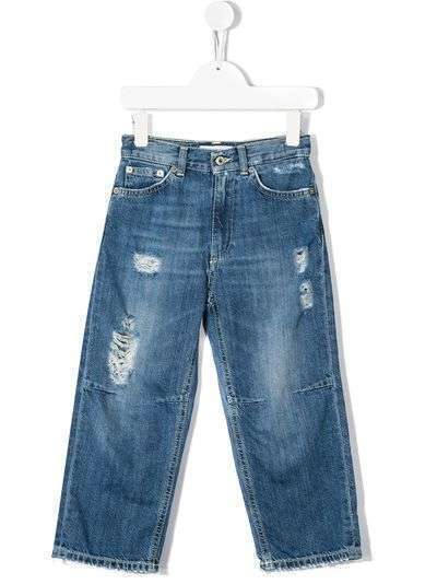 Dondup Kids джинсы свободного кроя с прорезями