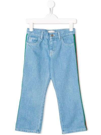 Gucci Kids джинсы с лампасами
