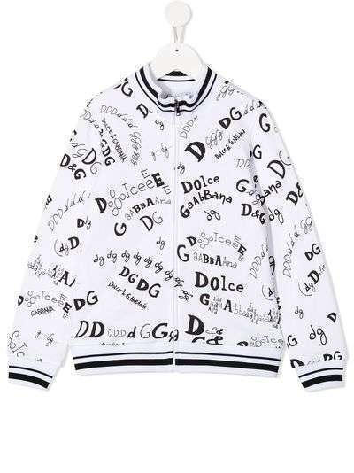 Dolce & Gabbana Kids куртка с логотипом