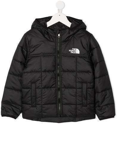 The North Face Kids пуховик с логотипом