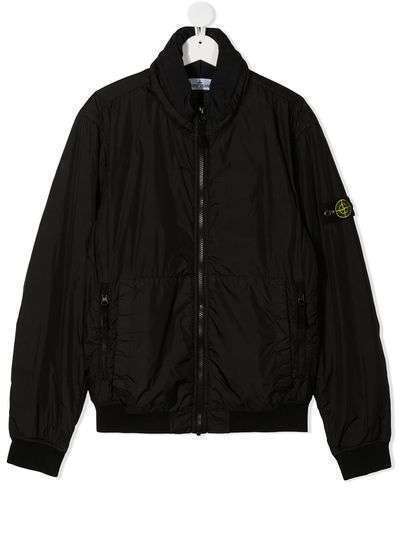 Stone Island Junior бомбер на молнии