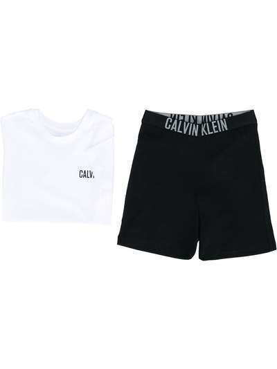 Calvin Klein Kids пижама с принтом логотипа