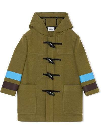 Burberry Kids дафлкот в полоску