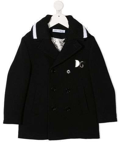 Dolce & Gabbana Kids двубортное пальто