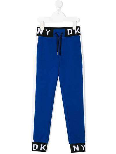 Dkny Kids спортивные брюки с полосками