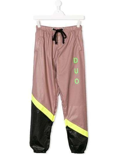 DUOltd TEEN colour block track pants